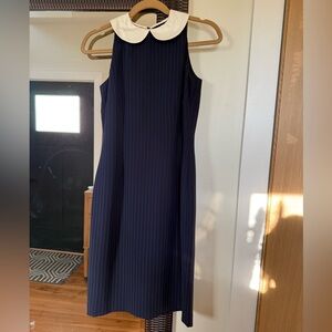 Lauren Ralph Lauren navy and white pinstriped dress Size 4